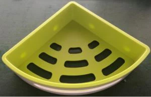 Basket tax-Doċċa Trijangulari tal-plastik ABS